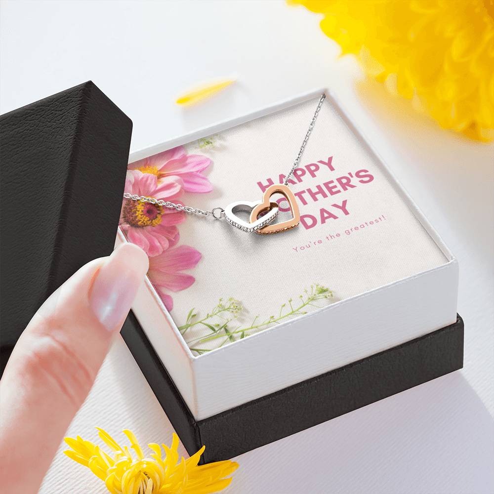 New Mom Necklace Personalize Necklace, Mother and Daughter Necklace, Mom Birthday Card, Mothers Day Gift From Son, Mothers Day Gift Box, Unbiological Mom Gift,