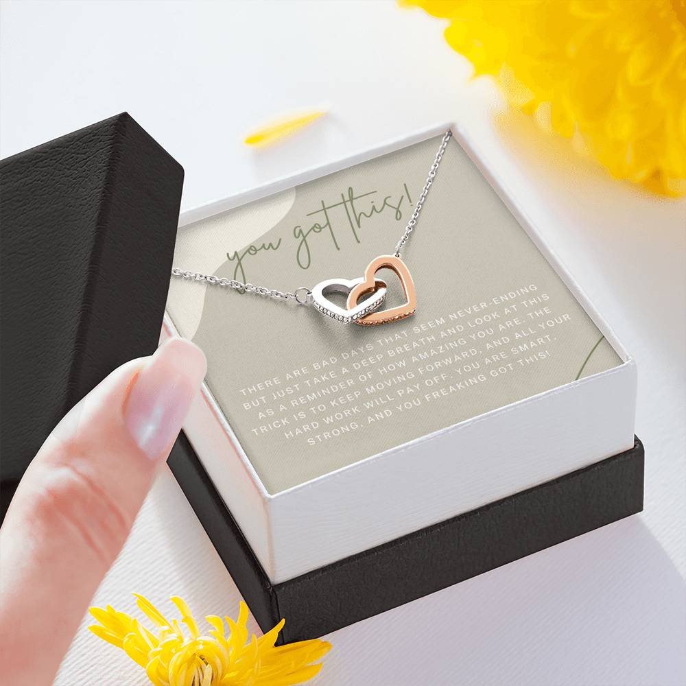 Motivational Inspirational Gift for Her, Gift Necklace for Sister Friend Coworker