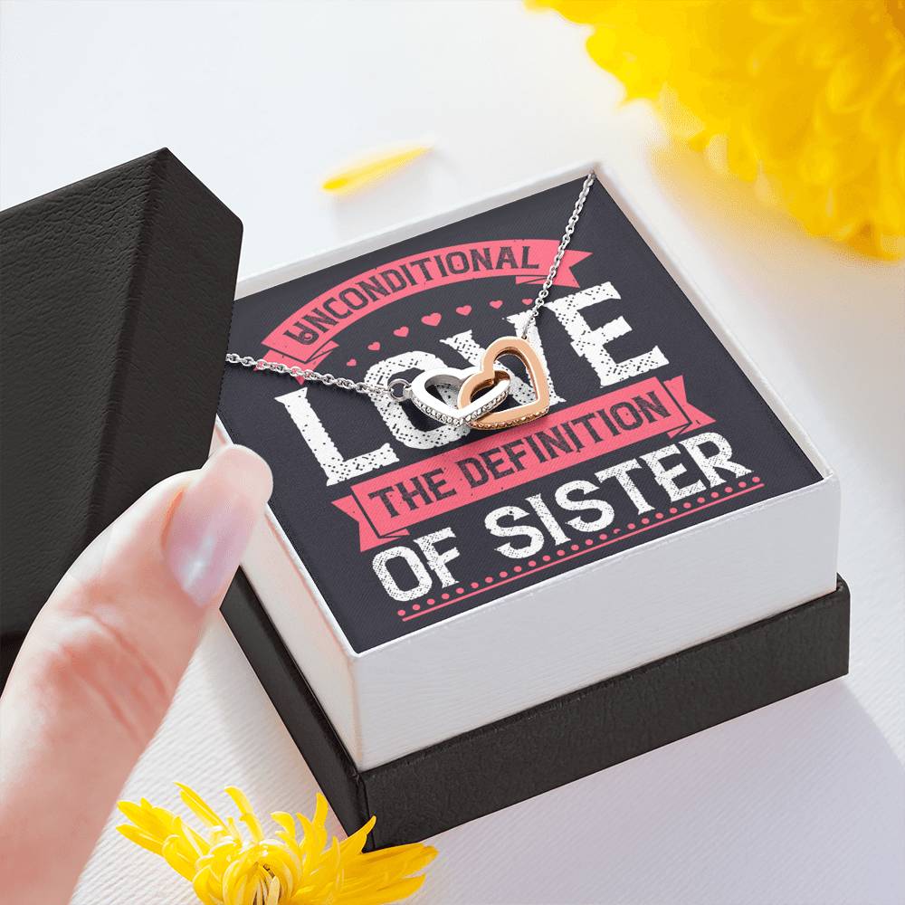 Unbiological Sister Necklace, Soul Sister, Sorority Sister, Sister in Law Necklace, Step Sister Gift, Jewelry Tray, Sister Necklace