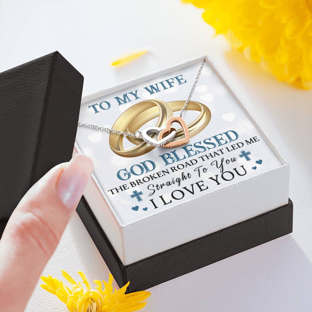 To My Wife Necklace From Husband, Best Necklace For Wife, Husband To Wife Gifts, Wife Gifts From Husband