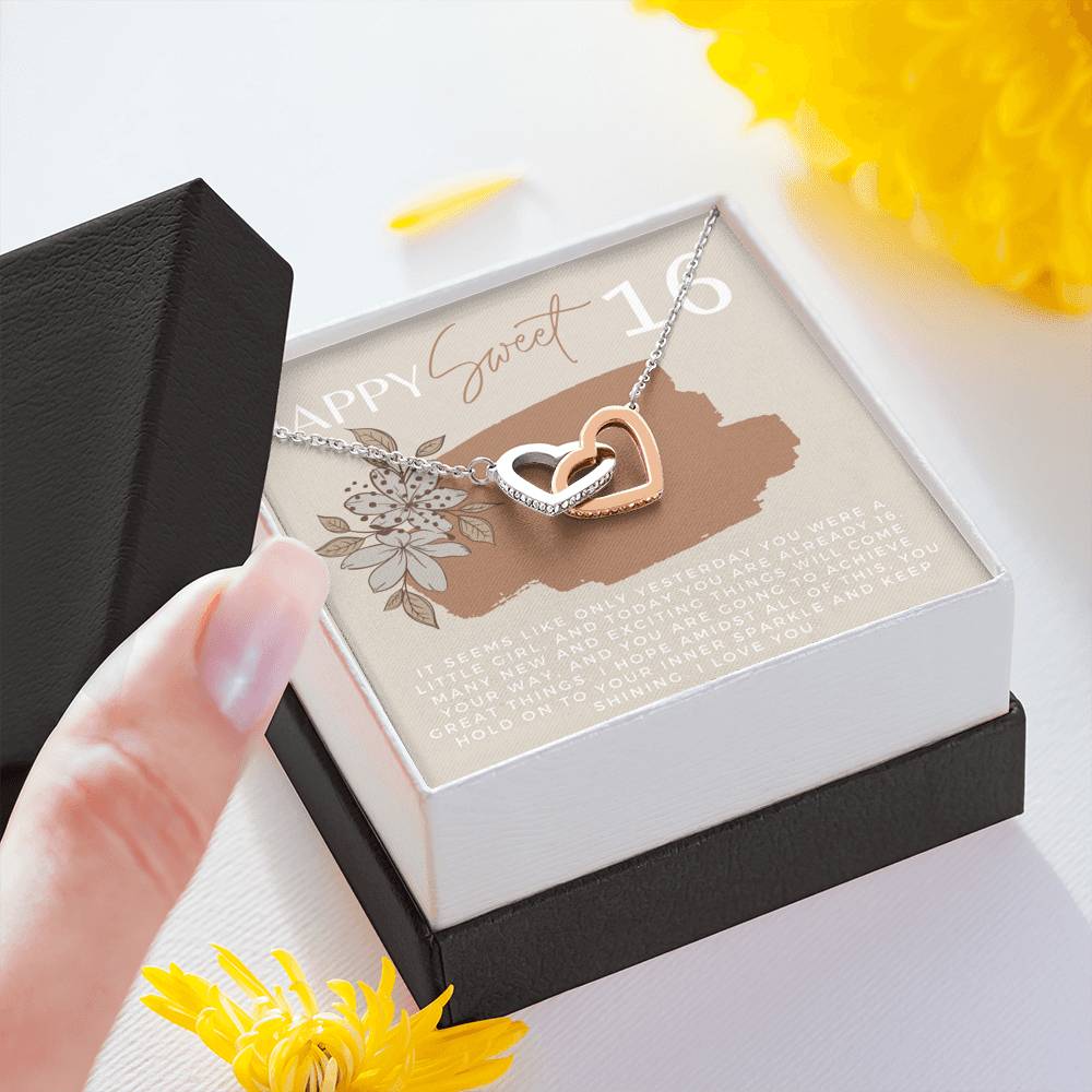 Sweet 16 Gift for Her, Birthday Gift for Daughter, Gift Necklace for Family Member, 16th Birthday Gift