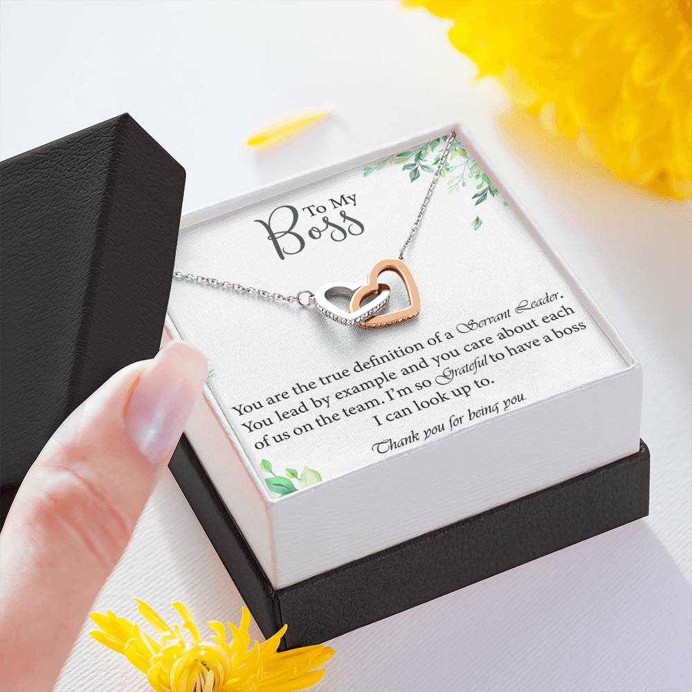Heart Pendent Gift For Female Boss A Truly Amazing Leader Appreciation Gift