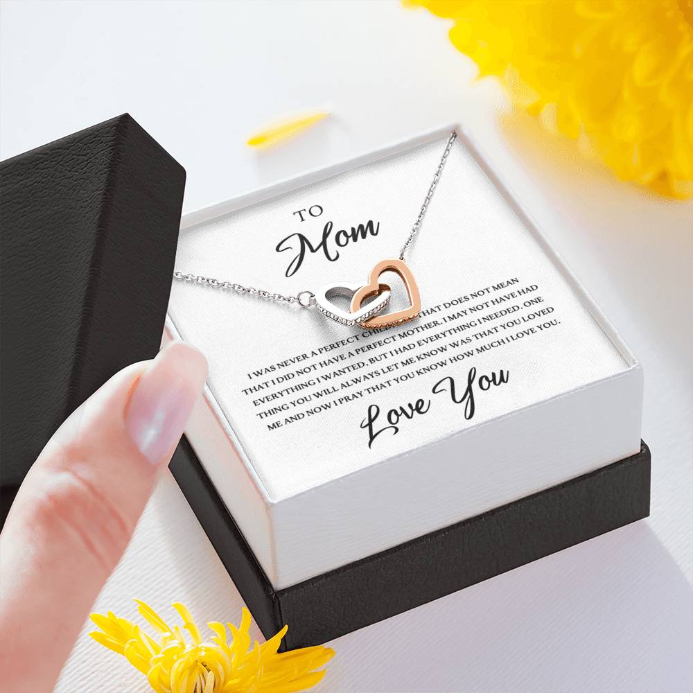 Mother's Day Gift, Mom Necklace, Name Necklace, Mothers Day Gift From Son, Gift Set for Mom, To My Other Mom, Foster Mom Gift,