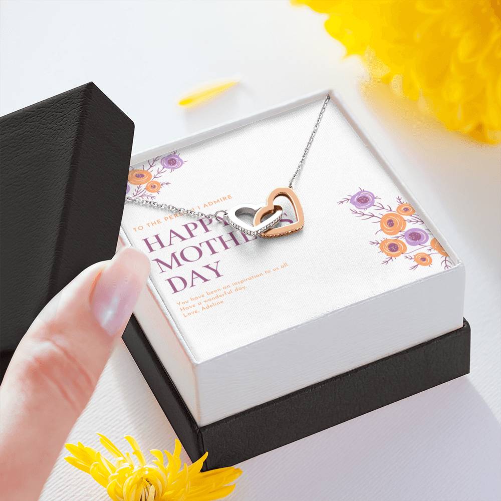 Bonus Mom Gift, Mom Necklace, Second Mom Gift, Personalize Necklace, Personalized Mother Day Necklace, Mom Necklace with Kids Initials, Custom Name Necklace,