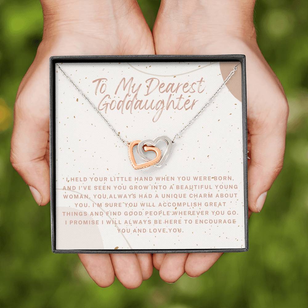 Goddaughter Gift Necklace, Personalized Card for Goddaughter, Gift Idea for Goddaughter