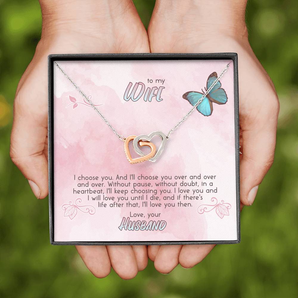 Heart Necklace Gift Forever Love Pendent From Husband To His Wife On Valentines Day