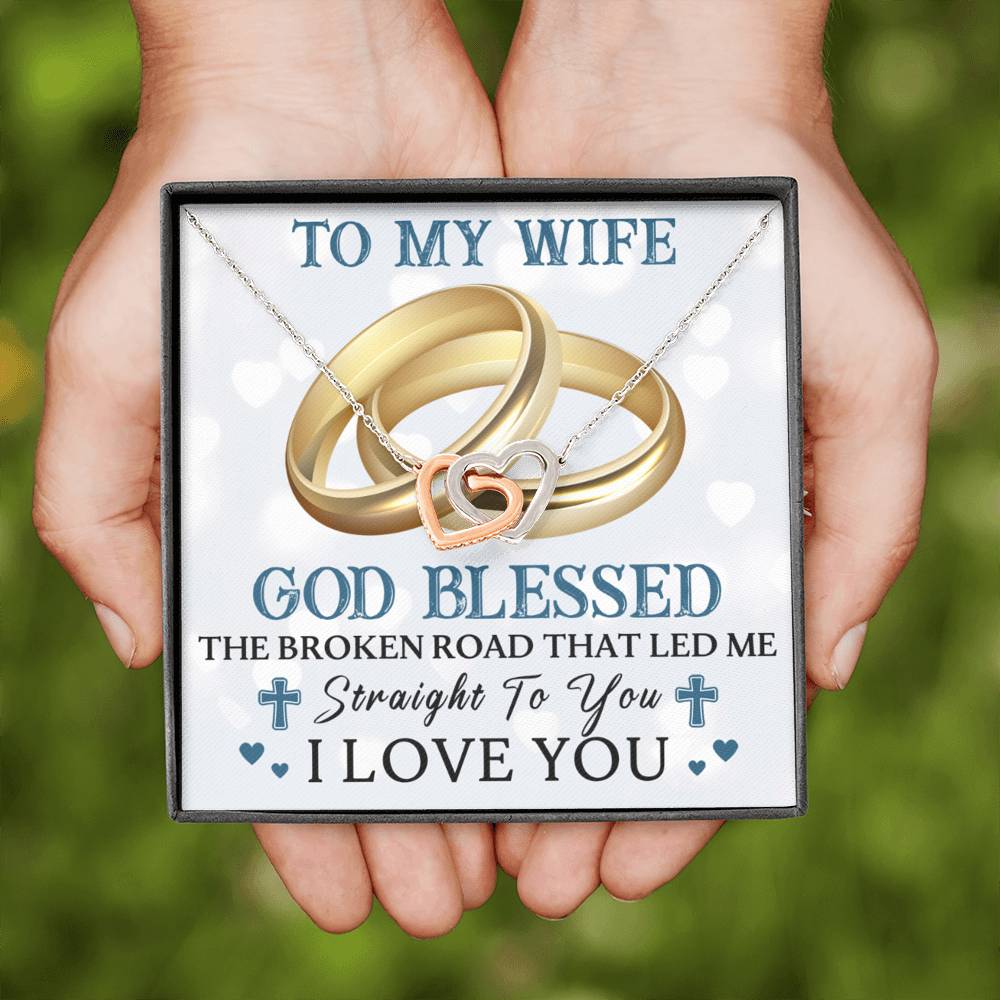 To My Wife Necklace From Husband, Best Necklace For Wife, Husband To Wife Gifts, Wife Gifts From Husband