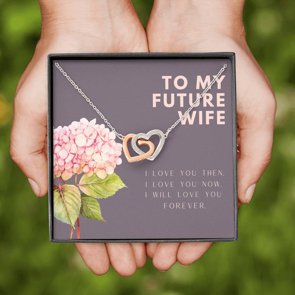 Wedding Engagement Necklace Gift To My Girlfriend On Her Birthday Valentine's Day Forever Love Pendent Gift From Future Husband