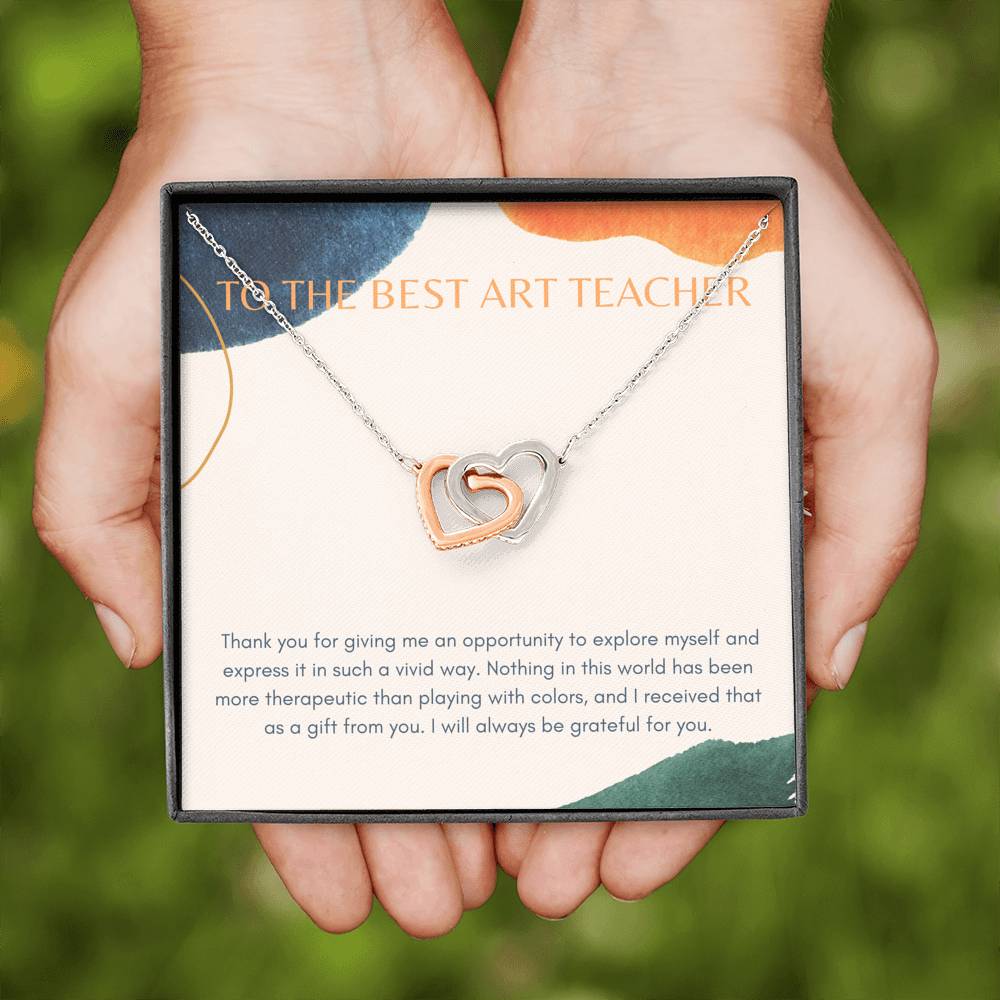 Art Teacher Gift, Art Teacher Appreciation, To The Best Art Teacher, Message Card For Art Teacher
