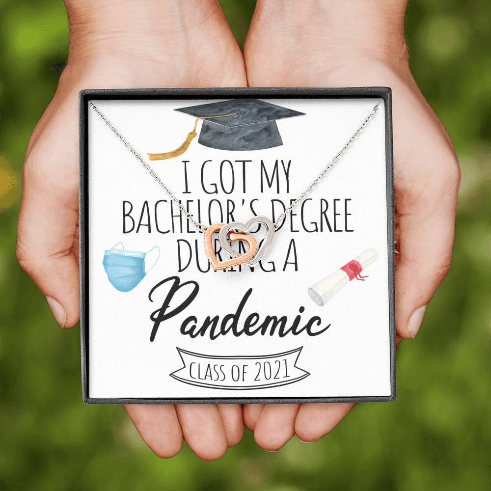 Bachelors Degree Graduation Gift, Personalized College Graduation Gift for Her, Bachelors Degree Gift Necklace