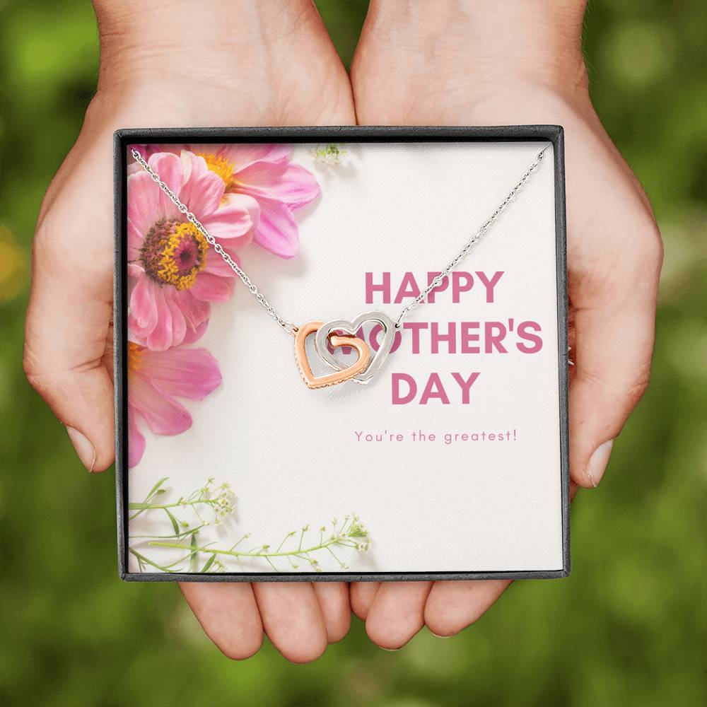 New Mom Necklace Personalize Necklace, Mother and Daughter Necklace, Mom Birthday Card, Mothers Day Gift From Son, Mothers Day Gift Box, Unbiological Mom Gift,