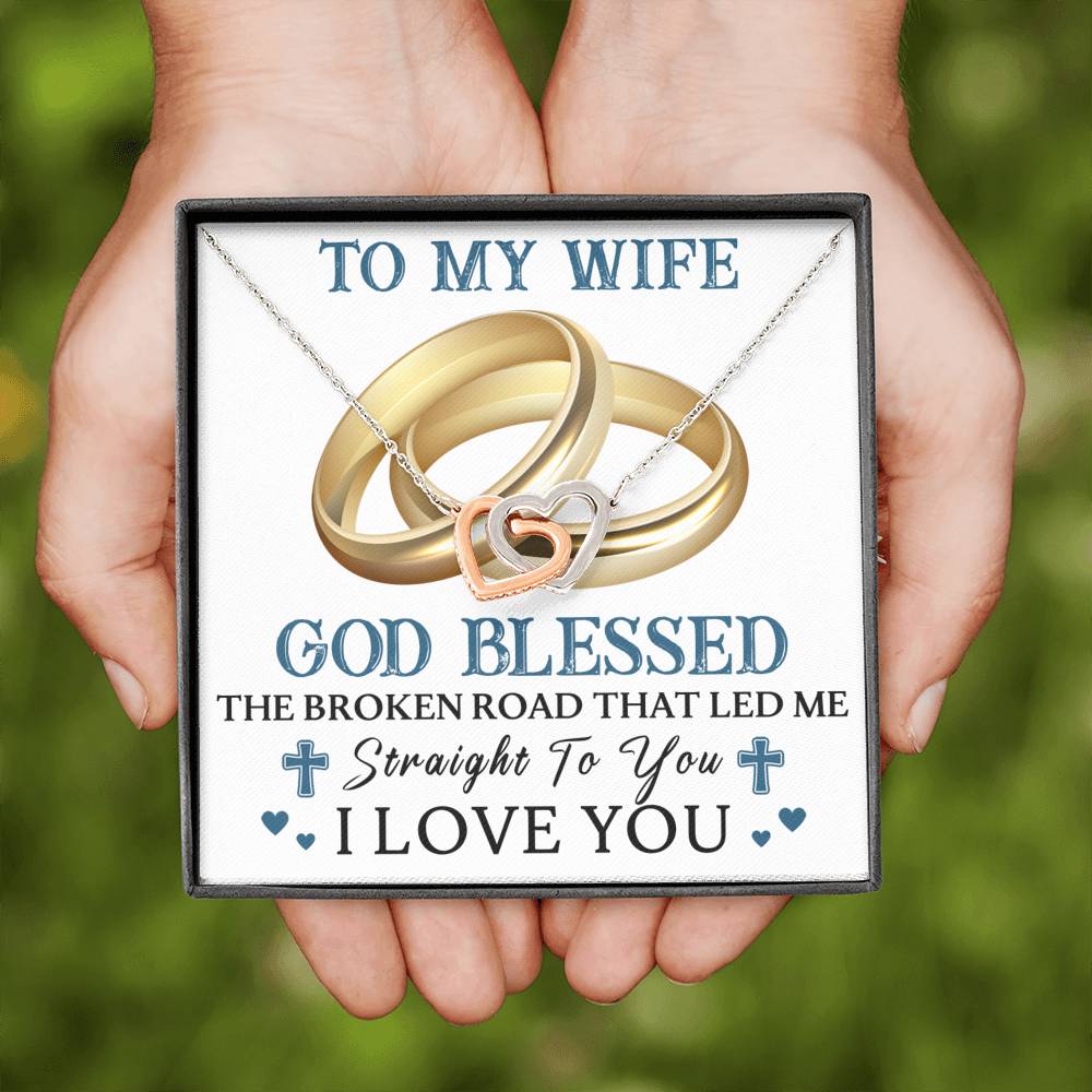 To My Wife Necklace From Husband, Best Necklace For Wife, Husband To Wife Gifts, Wife Gifts From Husband