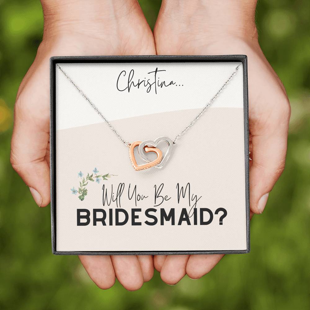 Bridesmaid Gift Necklace, Gift for Bridesmaids, Necklace for Bridesmaids, Bridesmaids Ask Gift