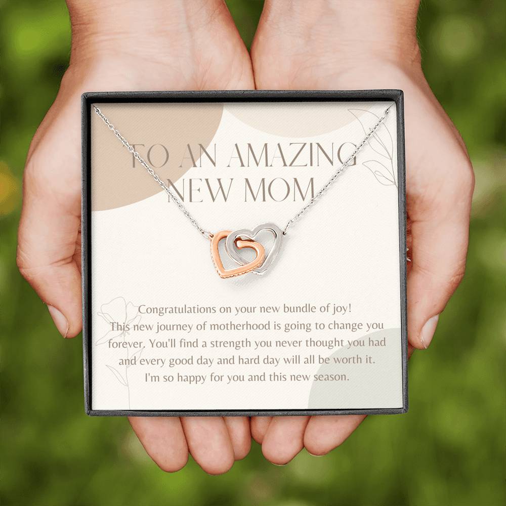 Gift for New Mom, Congratulations For New Mom, Baby Arrival Gift Necklace For Mom