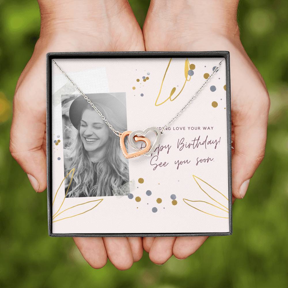 Birthday Gift Necklace, Happy Birthday, Birthday Gift, Gift for Her, Best Friend Gift, Birthday Gift Necklace Personalized Birthday Gift for Her Happy 21 Birthday Gift Initial Necklace Gift for Woman Letter Necklace