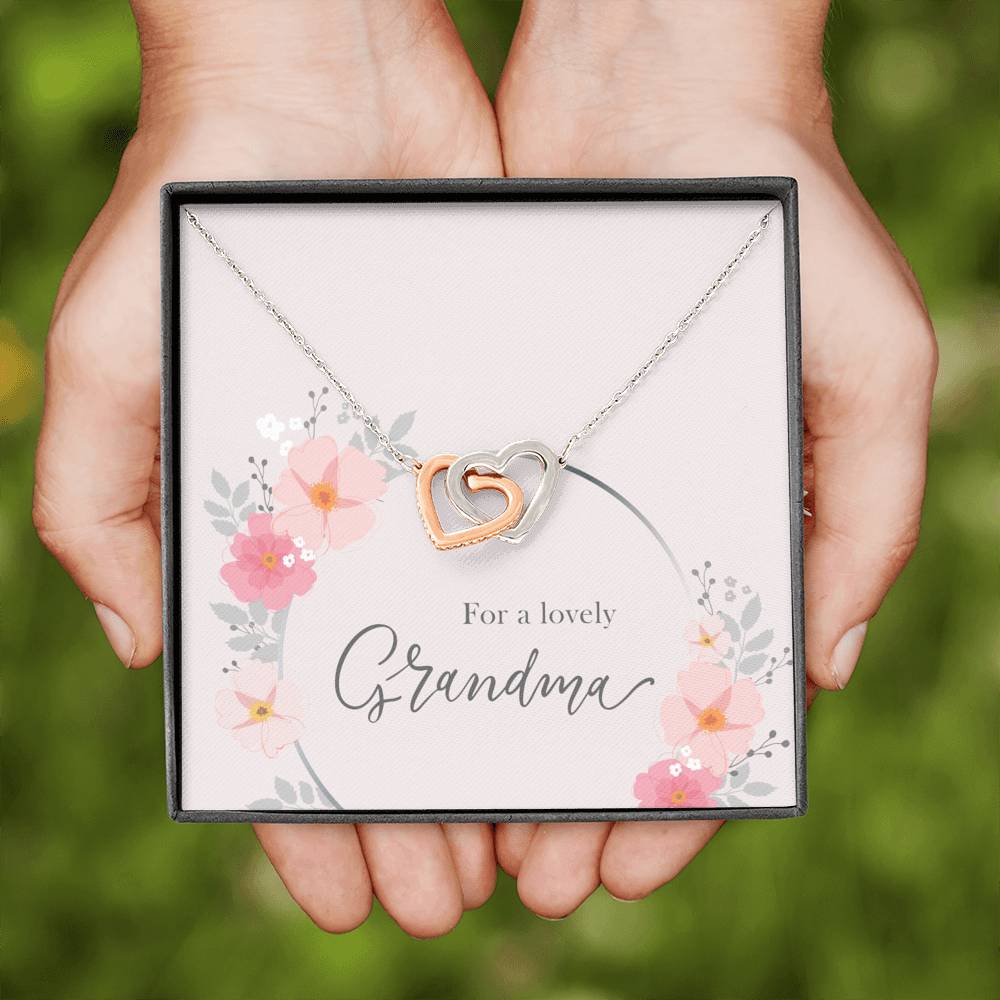 Gift For Grandma Necklace Grandmother Birthday Gift From Granddaughter/Grandson To My Grandma Necklace Gift Grandmother Gift