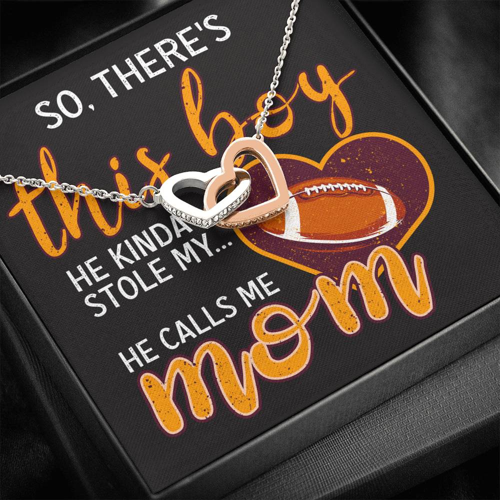 Football Mom Gifts, Football Player Gifts, Football Necklace, Football Charms, Football Jewelry, Personalized Necklace, Initial Necklace