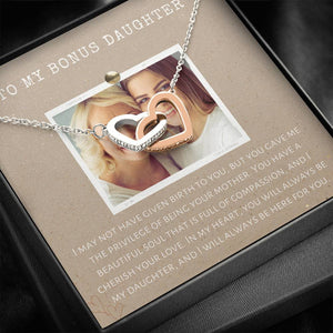 Personalized Bonus Daughter Gift, Step Daughter Gift, Bonus Daughter Necklace, Necklace for Stepdaughter