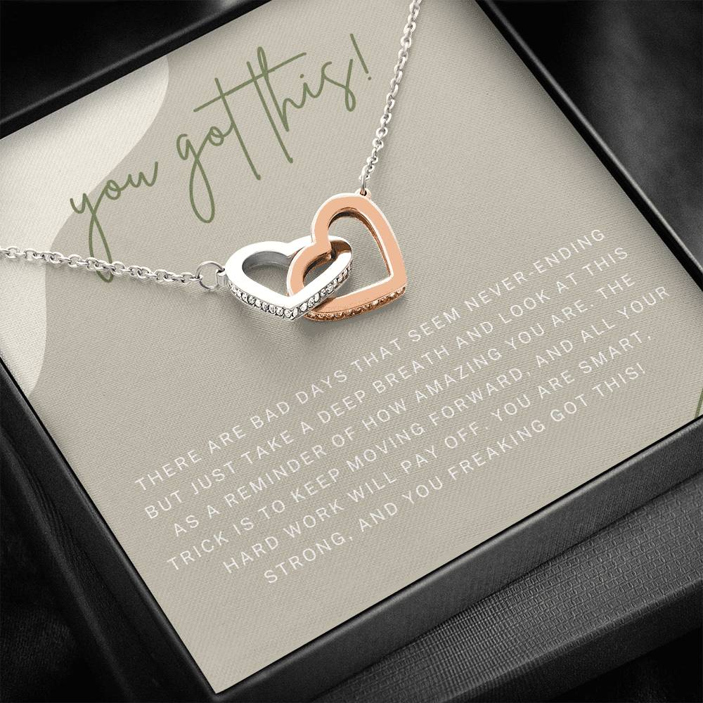 Motivational Inspirational Gift for Her, Gift Necklace for Sister Friend Coworker