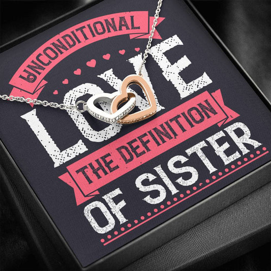 Unbiological Sister Necklace, Soul Sister, Sorority Sister, Sister in Law Necklace, Step Sister Gift, Jewelry Tray, Sister Necklace