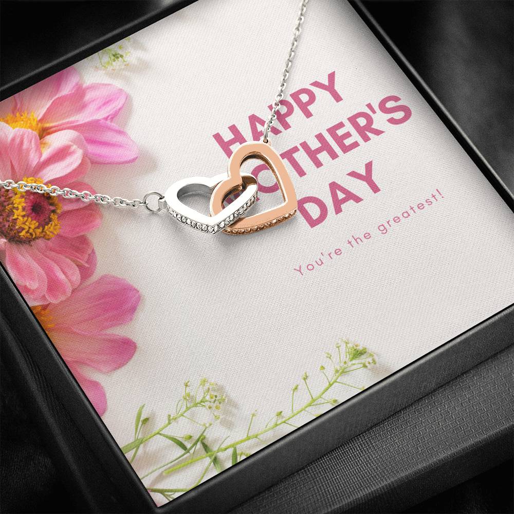 New Mom Necklace Personalize Necklace, Mother and Daughter Necklace, Mom Birthday Card, Mothers Day Gift From Son, Mothers Day Gift Box, Unbiological Mom Gift,