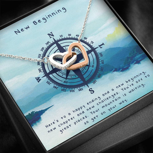 2021 Graduation Gifts for Daughter, New Beginning Gift for Friends, Graduation Gift, Graduation Necklace, Daughter's Graduation Gift, Graduation Love Knot Necklace, Graduation Gift for Daughter