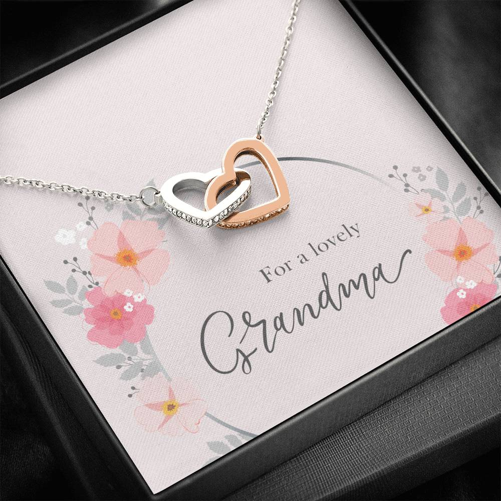 Gift For Grandma Necklace Grandmother Birthday Gift From Granddaughter/Grandson To My Grandma Necklace Gift Grandmother Gift
