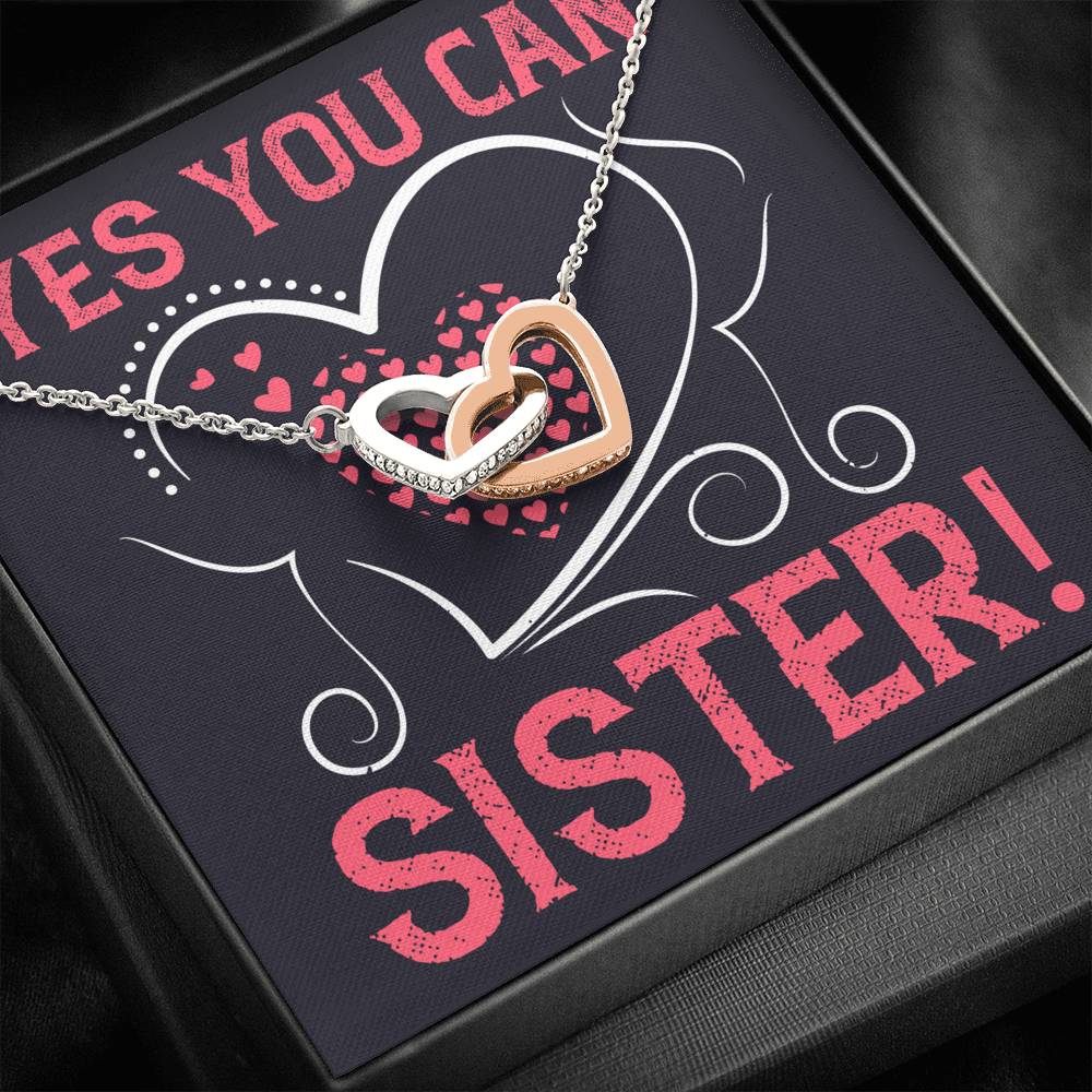 Sister Necklaces, Big Sis Necklace, Little Sis Necklace, Gift For Sister, Love Knot Necklace, To My Unbiological Sister, Sisters At Heart, Best Friend Gift Jewelry, Best Friend Necklace, BFF Necklace, Long