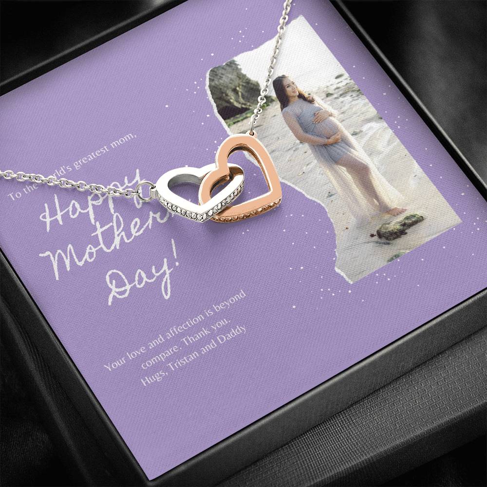 Unbiological Mom, Mom Birthday Gift, First Mothers Day Gift, Grandma and Mom Necklace, Custom Name Necklace, Mothers Day Gift From Husband, Unbiological Mom Gift,