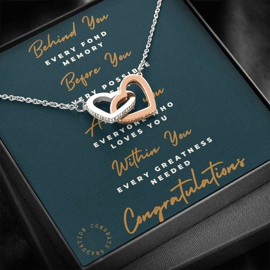 Graduation Card Necklace For Her, Congratulations Card, High School, College Graduation Gift, Medical Student, Nursing School Grad Gift