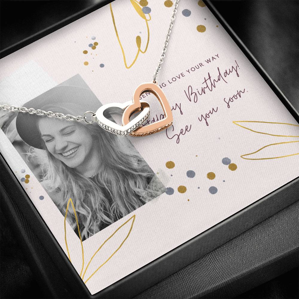 Birthday Gift Necklace, Happy Birthday, Birthday Gift, Gift for Her, Best Friend Gift, Birthday Gift Necklace Personalized Birthday Gift for Her Happy 21 Birthday Gift Initial Necklace Gift for Woman Letter Necklace