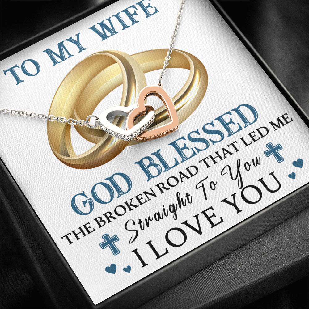 To My Wife Necklace From Husband, Best Necklace For Wife, Husband To Wife Gifts, Wife Gifts From Husband