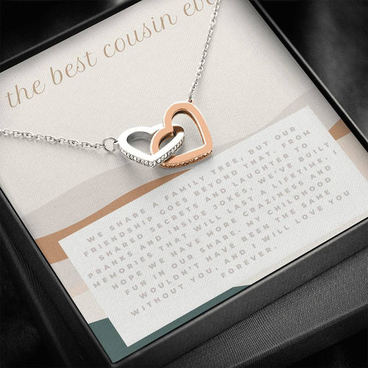 Gift for Cousin, Cousin Birthday Gift, Cousin Love Gift, Best Cousin Ever Gift Necklace, Friendship Necklace, Christmas Gift