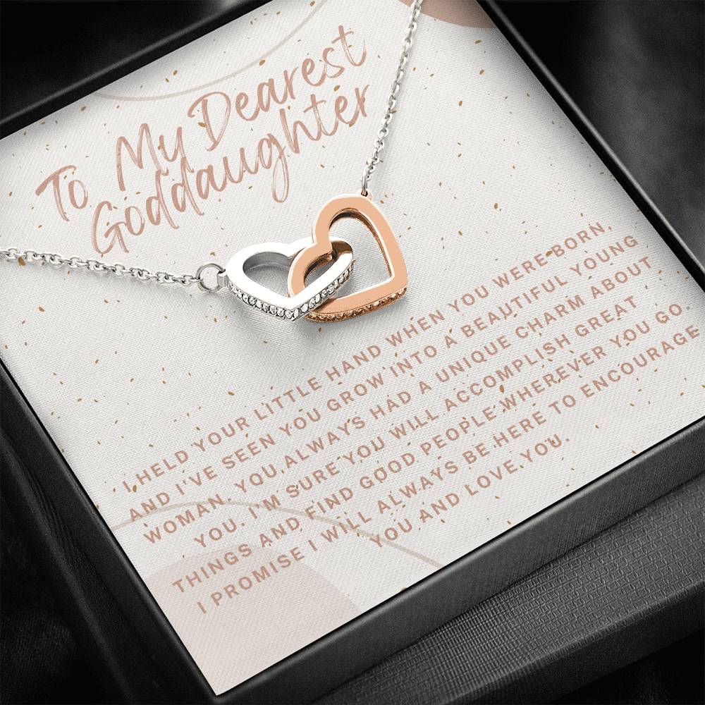 Goddaughter Gift Necklace, Personalized Card for Goddaughter, Gift Idea for Goddaughter
