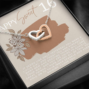 Sweet 16 Gift for Her, Birthday Gift for Daughter, Gift Necklace for Family Member, 16th Birthday Gift