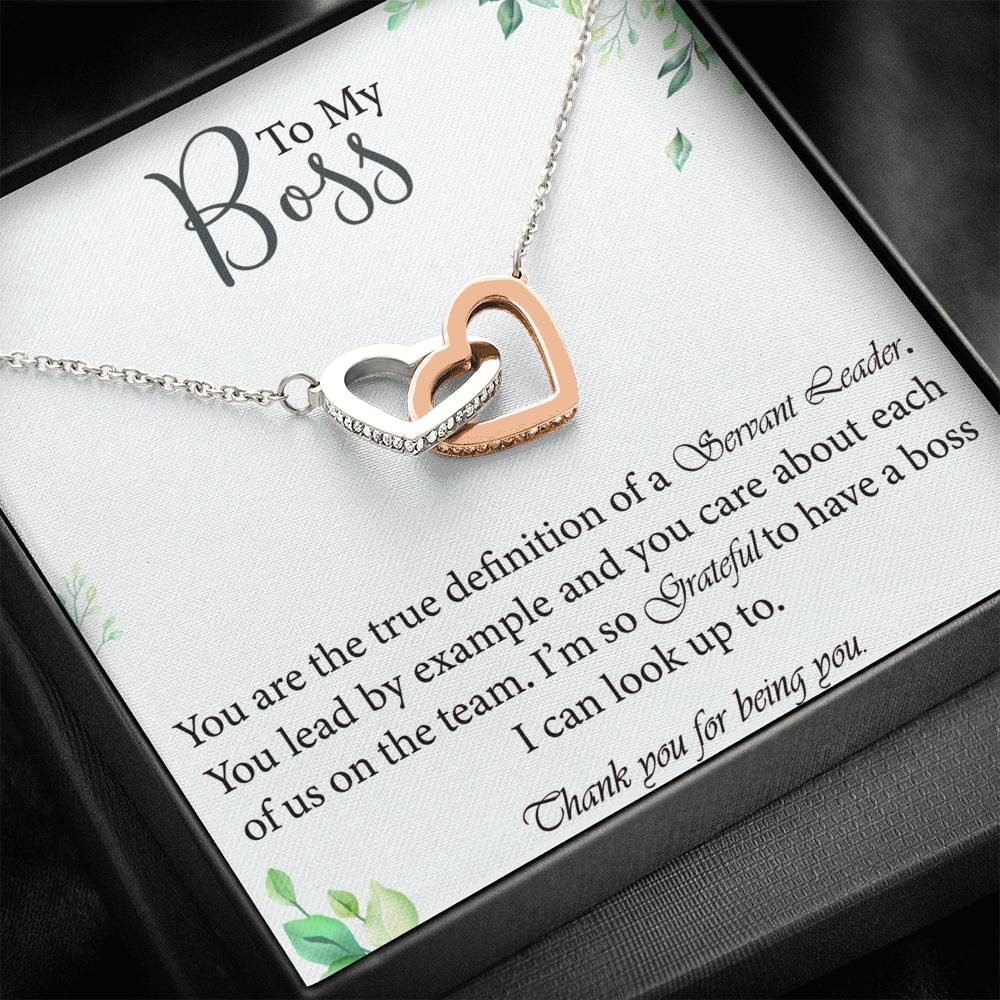 Heart Pendent Gift For Female Boss A Truly Amazing Leader Appreciation Gift