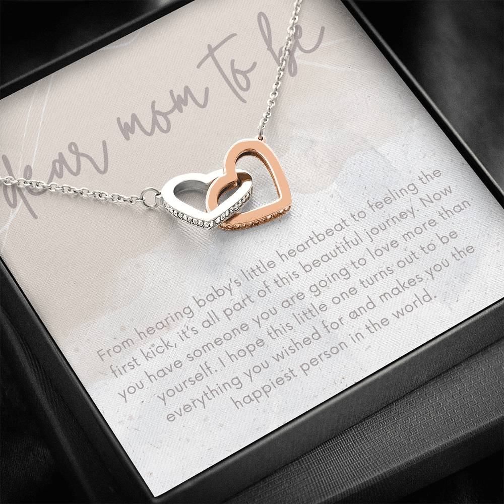 Expectant Moms Gift, Mom to Be Gift Necklace, Baby Shower Gift Idea, New Mom Card