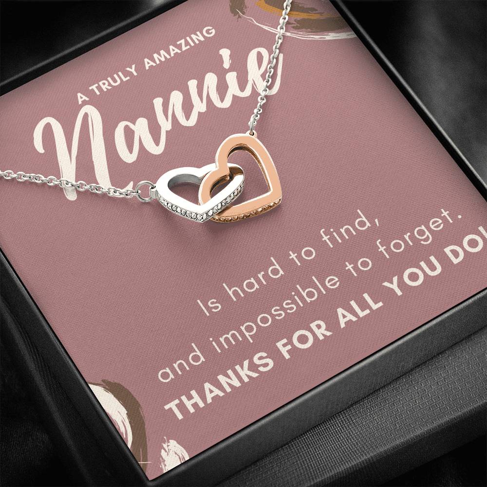 Custom Heart Pendent Gift To My Grand Mother On Mother's Day