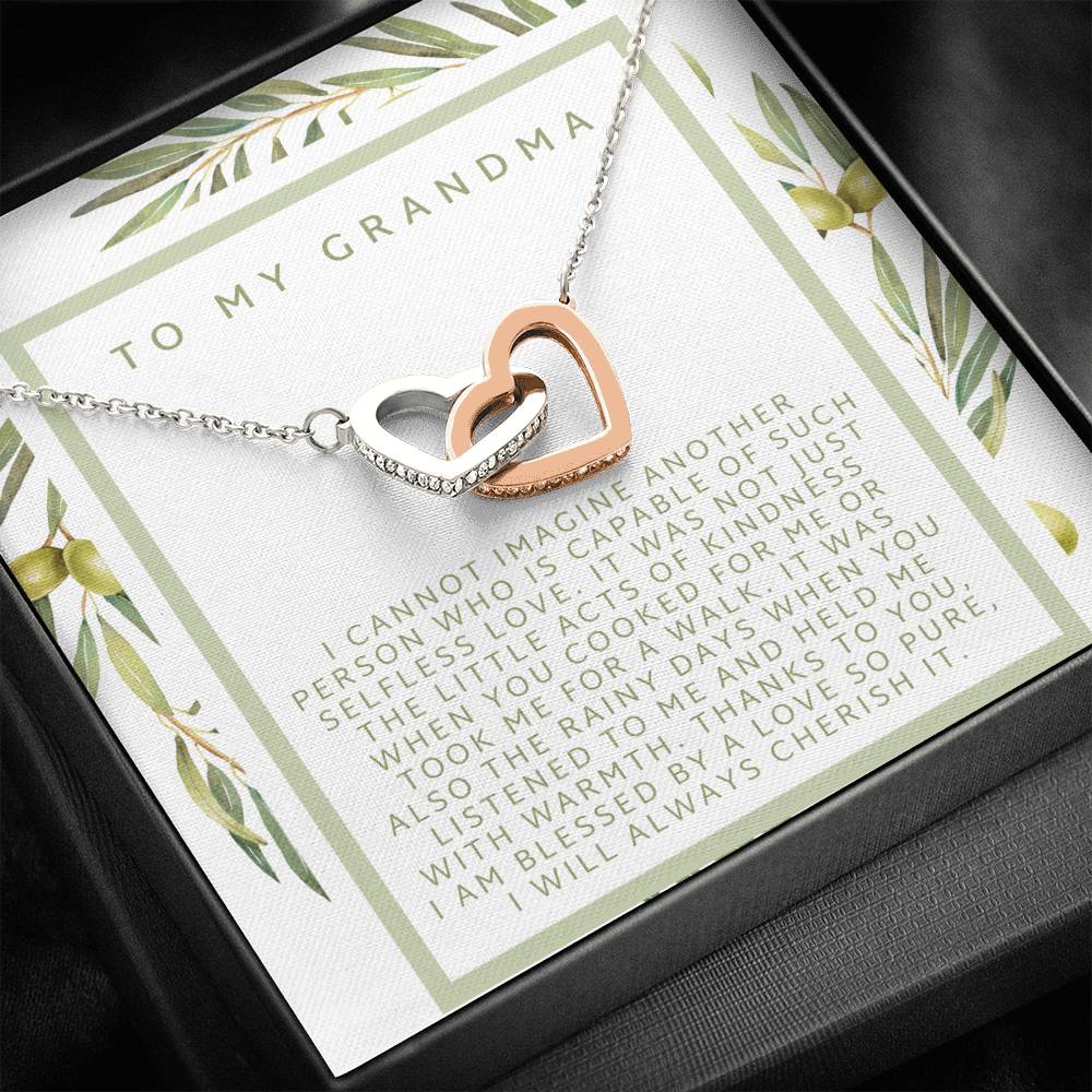 Gift for Grandma, Necklace for Grandma, Grandmother & Granddaughter Necklace