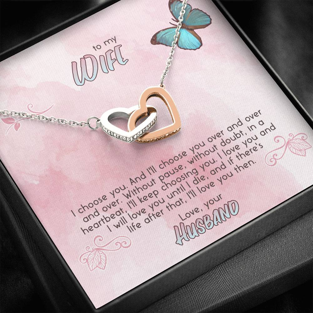 Heart Necklace Gift Forever Love Pendent From Husband To His Wife On Valentines Day