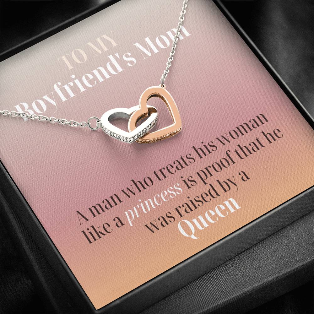 Custom Heart Necklace To My Mother In Law Gift On Her Birthday
