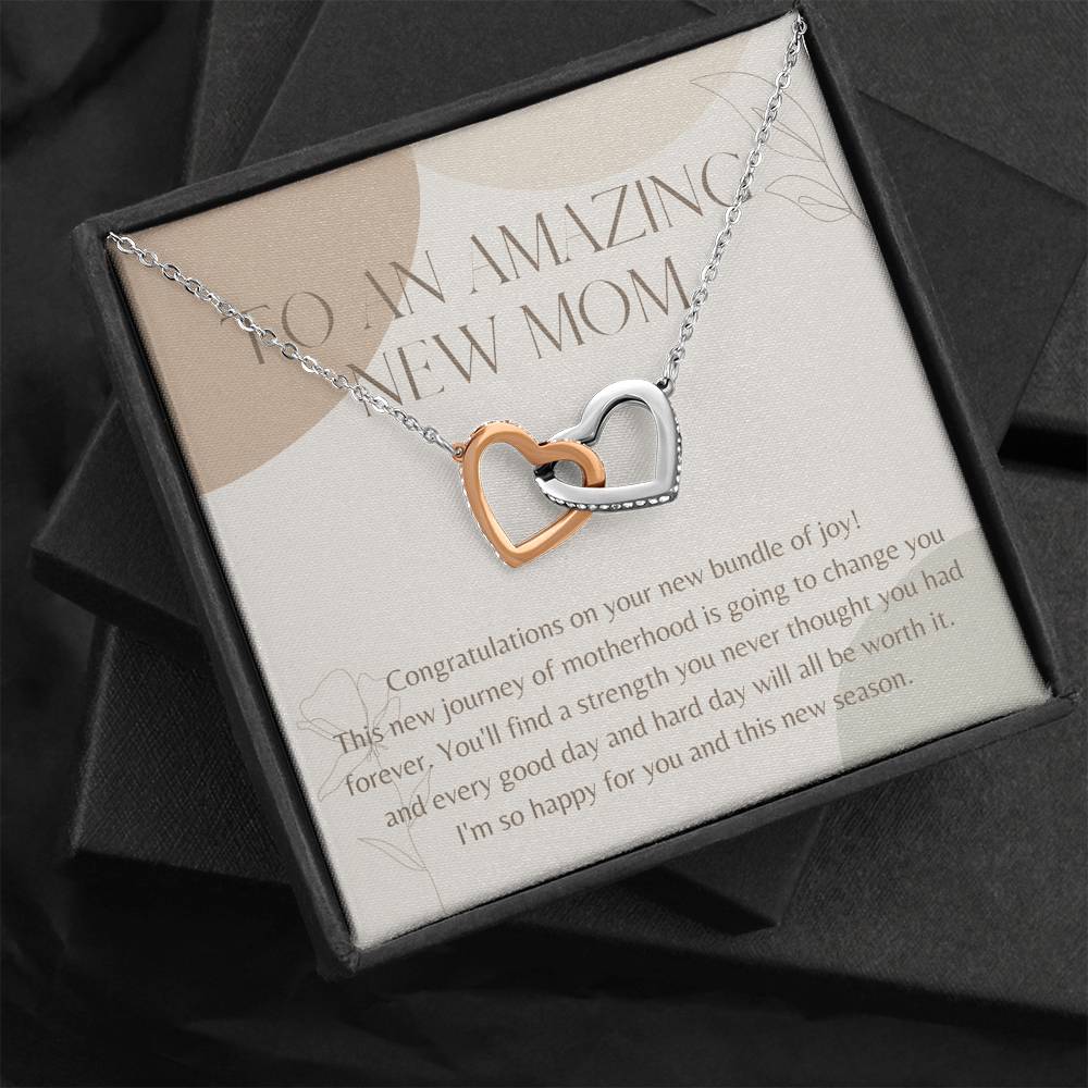 Gift for New Mom, Congratulations For New Mom, Baby Arrival Gift Necklace For Mom