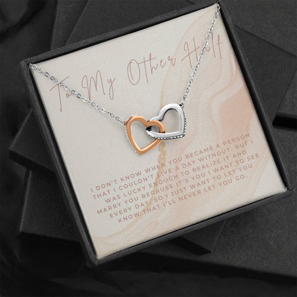 Gift For My Other Half, Gift Necklace For Spouse, Anniversary Gift For Wife, Birthday Jewelry