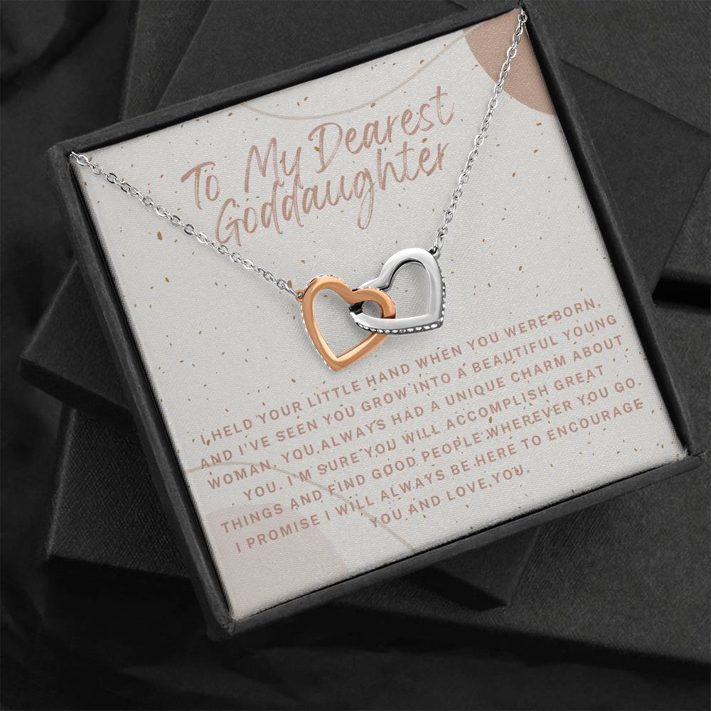 Goddaughter Gift Necklace, Personalized Card for Goddaughter, Gift Idea for Goddaughter
