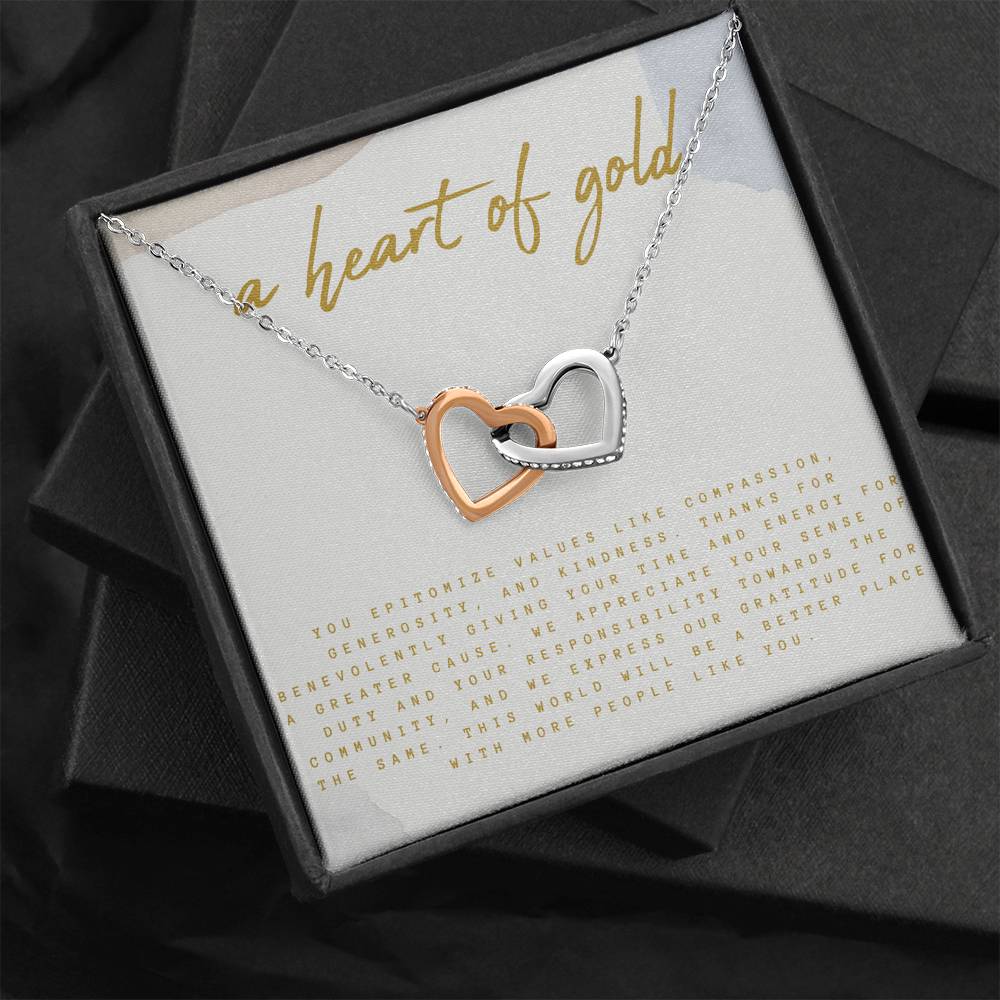 Volunteer Appreciation Gift, Volunteer Thank You Gift Necklace, Message Card Box