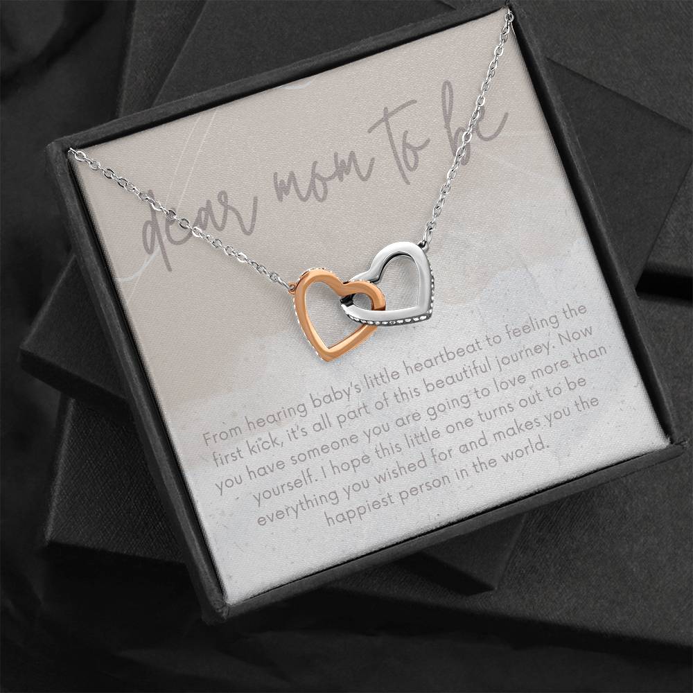 Expectant Moms Gift, Mom to Be Gift Necklace, Baby Shower Gift Idea, New Mom Card