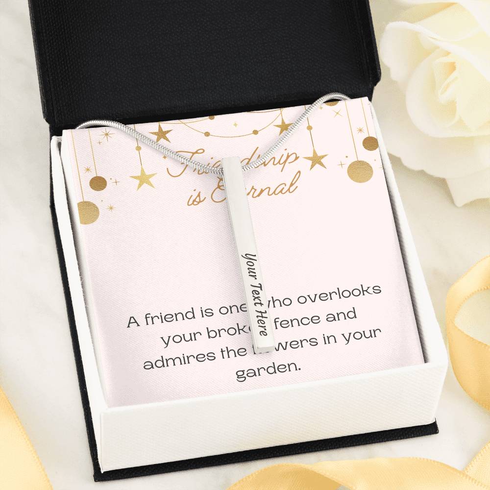 Friendship Bar Necklace