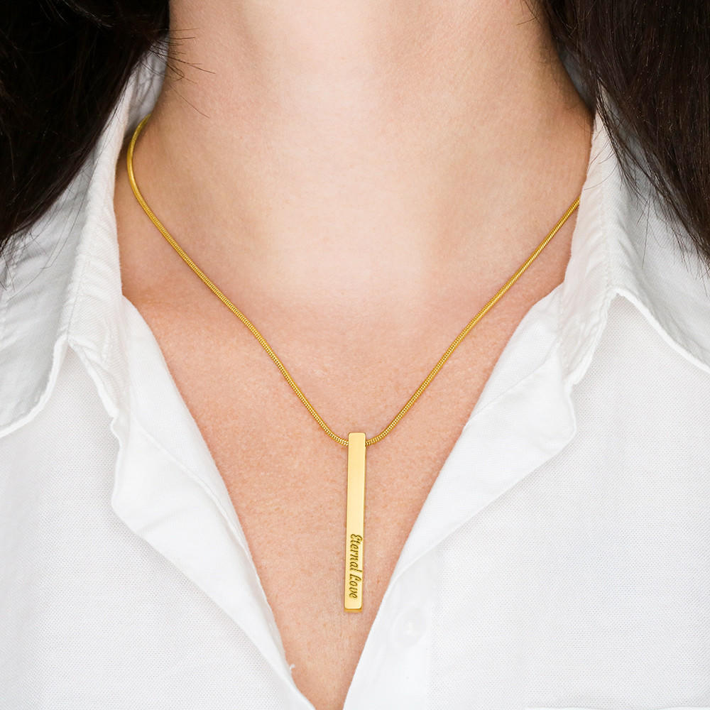 Mother Day, Bar Necklace Gift, Mother Gift, Gifts for mom, Mother Day Gifts for wife