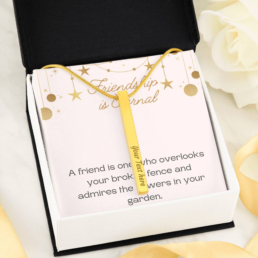 Friendship Bar Necklace