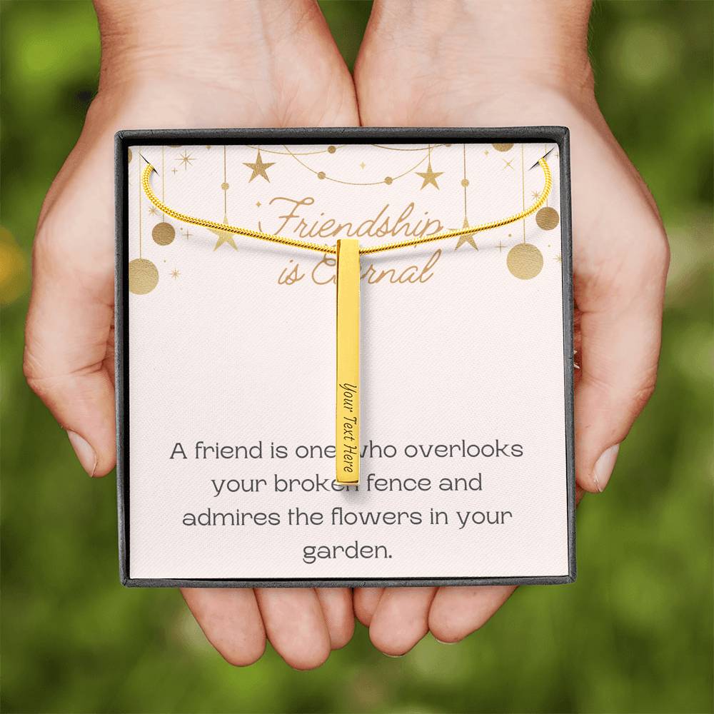 Friendship Bar Necklace
